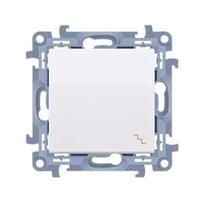 Jungiklis Simon 10 laiptinis 10a 250v baltas, su greitomis jungtimis