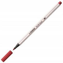 Stabilo Pen 68 Brush žymeklis, tamsiai raudonas