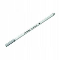 Stabilo Pen 68 brush žymeklis, pilkos spalvos