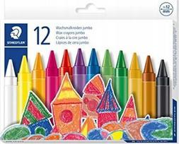 Vaško kreidelės Jumbo 12 spalvų