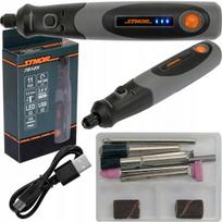 Akumuliatorinė mini šlifuoklė 3,6v, 3 greičiai, Usb įkrovimas