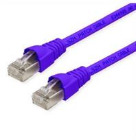 Telegärtner Cat.6a S/ftp Lszh tinklo kabelis, 0.5m, violetinis