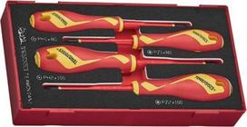 Teng Tools Vde kryžinių atsuktuvo rinkinys, 1000v, 4 vnt.