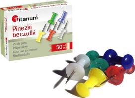 Spintelės su metaliniu koteliu, 50 vnt.