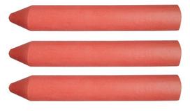 Topex Raudona Techninė Kreida, 13 x 85 mm, 3 vnt.