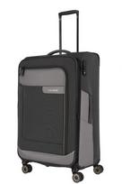 TRAVELITE VIA lagaminas pilkas juodas LARGE 77cm, TRAVELITE VIA lagaminas pilkas juodas LARGE 77cm