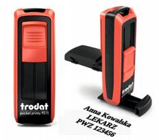 Trodat Pocket Printy 9511 – kompaktiškas vardinis antspaudas gydytojams