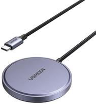 Ugreen W703 belaidis įkroviklis, Magsafe, 15w, 1.5m, baltas