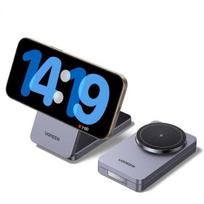 Ugreen W528 2w1 Magsafe įkroviklis Iphone Airpods 20w pilkas