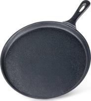 Geležinė keptuvė 26 cm plokštainiams, blynams, omletams, tortilijoms