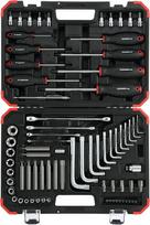 Gedore Raudonasis Torx Įrankių Rinkinys 1/4" + 1/2", 75 Dalys