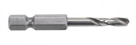 Wolfcraft Hss-g 4mm metalo grąžtas, šešiakampis Hex kotas