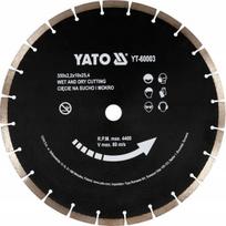 Yato deimantinis diskas betonui 350x25,4mm, sausam ir šlapiam pjovimui