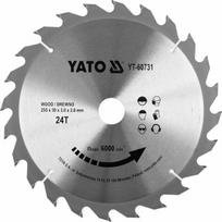 Yato pjovimo diskas medienai 255x24tx30mm