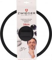 Zwieger Universali Stiklinė Dangtis su Silikoniniu Kraštu, 24 cm