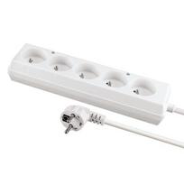 Elektros prailgintuvas 5 lizdai 1.5m 10a baltas