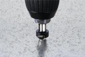 Wolfcraft freza kūginis 12mm Hss, šešiakampis kotas