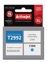 Kasetė rašaliniams spausdintuvams Activejet AE-29CNX Ink (Replacement for Epson 29XL T2992; Supreme; 15 ml; cyan)
