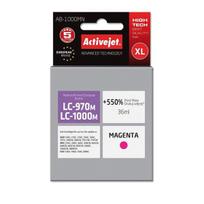 Kasetė lazeriniui spausdintuvui Activejet AB-1000MN Ink (replacement for Brother LC1000M/970M; Supreme; 35 ml; magenta). Prints 550% more.