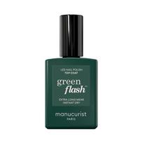 Manucurist Green Flash Top Coat, 15 ml – ilgalaikis blizgesys