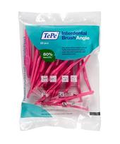 Tepe Angle tarpdančių šepetėliai, 25 vnt., rožiniai