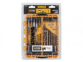 Dewalt Hss-g Extreme 2 grąžtų ir antgalių rinkinys, 35 vnt.