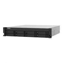 Diskų masyvas QNAP 8-Bay NAS TS-832PXU-RP-4G Up to 8 HDD Hot-swap, AL324 ARM Cortex-A57 Quad-Core, Processor frequency 1.7 GHz, 4GB, DDR4, 2x2.5GbE,