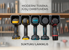 Po lentyna montuojamas suktuko laikiklis 70 mm
