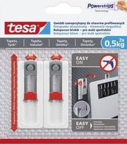 Tesa lipnūs kabliukai su profiliu, 2 vnt., 0,5 kg