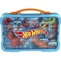 Theo Klein Hot Wheels - collector's case display case with light (light blue/transparent, for 54 vehicles, 1:64) 2408