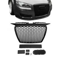 RS look priekinės grotelės skirtos Audi A3 8P (05-08), juodos blizgios