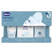 Chicco Natural Sensation rinkinys: prausiklis, balzamas, kvepalai
