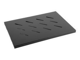 Lanberg 19″ fixed shelf 1U/486x270mm, max load capacity up to 120kg | AK-1001-B | Black