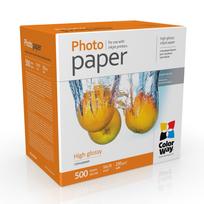ColorWay Photo Paper, 500 sheets | High Glossy | 230 g/m² | 10×15