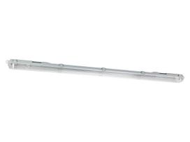 Hermetinis šviestuvas VANTO 2xT8 IP65 120cm pilkas ABS/PS su reflektorium