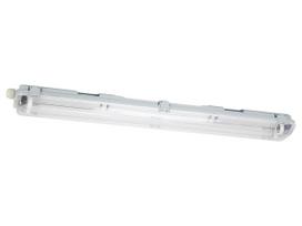 Hermetinis šviestuvas VANTO 2xT8 IP65 60cm pilkas ABS/PS su reflektorium