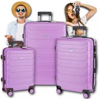 Trijų kelioninių lagaminų rinkinys 3w1 ABS lagaminas su ratukais 94L+63L+40L