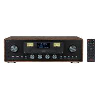 AKAI AM-100 RHAPSODY Stereo sistema 30 W RMS, Bluetooth 5.0, DAB+/FM, CD/USB, AUX, ruda juoda