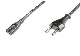 Digitus Power Cord, Euro - C7 M/F, H03VVH2-F 0.75mm² | AK-440104-018-S