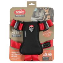 ZOLUX Travel Safe S raudona - šuo diržas
