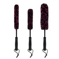 Muc-Off Šepetėlių kompl. 3vnt. Microfibre Brush Kit (set of 3)