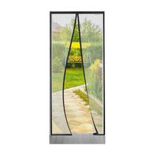design4door magnetinis durų tinklelis nuo vabzdžių, 85 × 235 cm, juodas