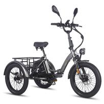 Elektrinis krovininis triratis Fafrees F20 Mate 20", pilkos spalvos