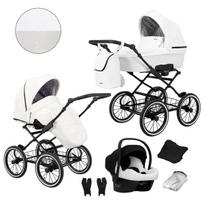 Universalus vežimėlis Romantic Kunert 3in1, White Eco