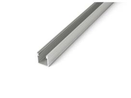 Aliuminio Y profilis LED juostelėms - neapdorotas sidabrinis - 2 m
