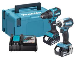 Akumuliatorinių įrankių komplektas DLX2535TJ 18V LXT® Makita, DDF490, DTD153
