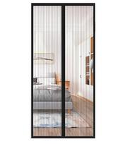 Meet Beauty magnetinis tinklelis nuo uodų durims 85x235 cm, juodas