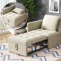 3-in-1 sofa-lova su reguliuojamu atlošu