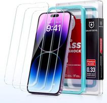 Grūdintas Stiklas Iphone 14 Pro Max Apsauginė Ekrano Plėvelė Smart Devil 3 Vienetų Rinkinys