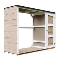 LP Smartside malkinė su dažų rinkiniu 1,09m² + 0,53m² - 75 x 217 x H159 cm - M981-1 - Terra Brown